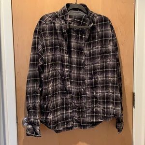 Oversized men’s flannel